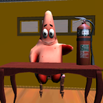 Patrick Star. Sponges Neighbor of Bob 3D